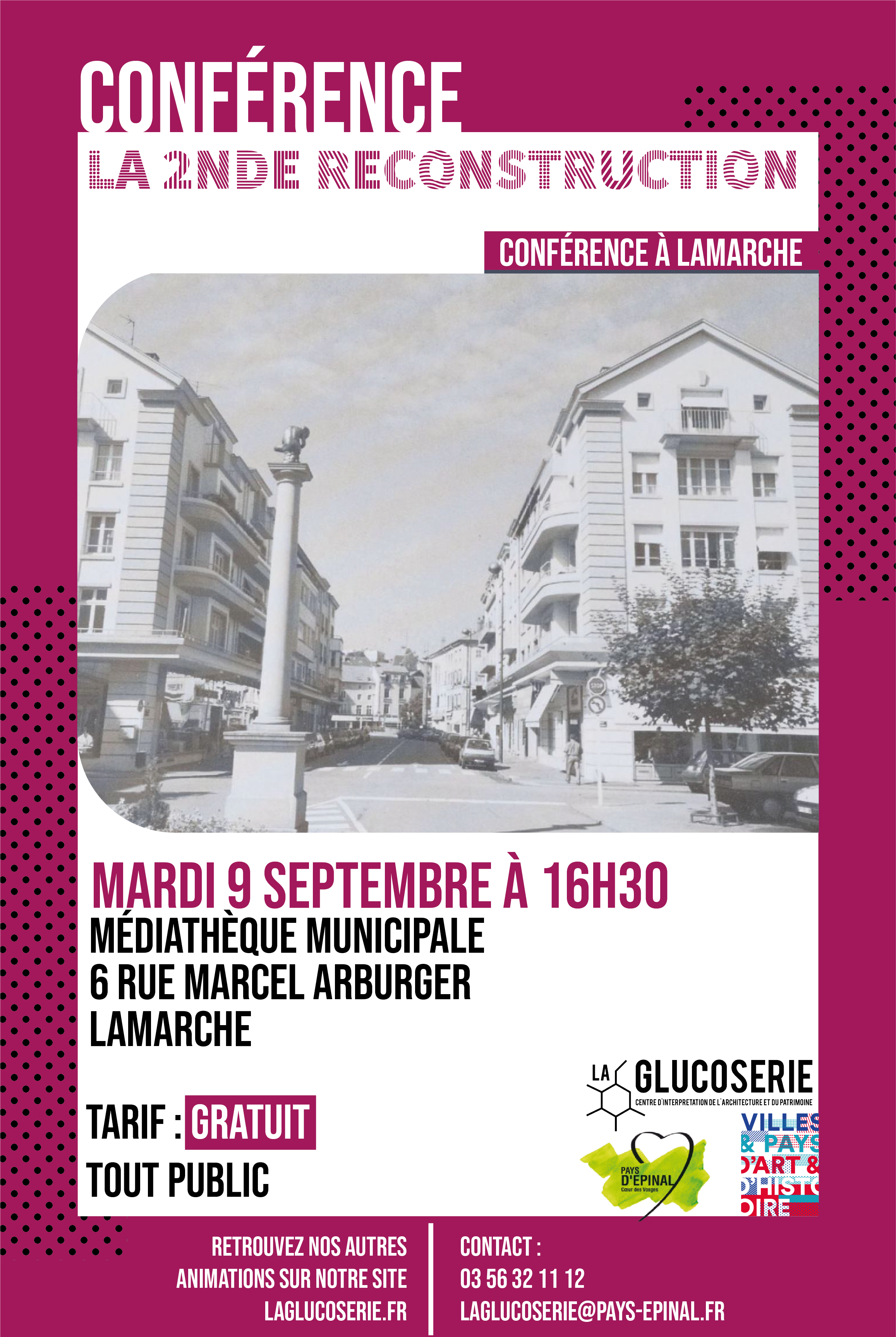 Affiche conférence Lamarche