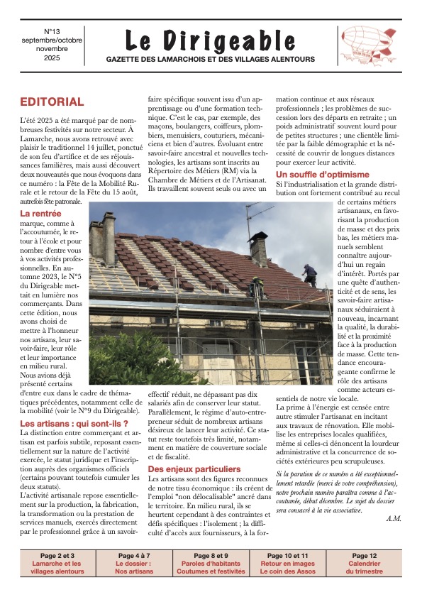 Dirigeable 13 Frontpage