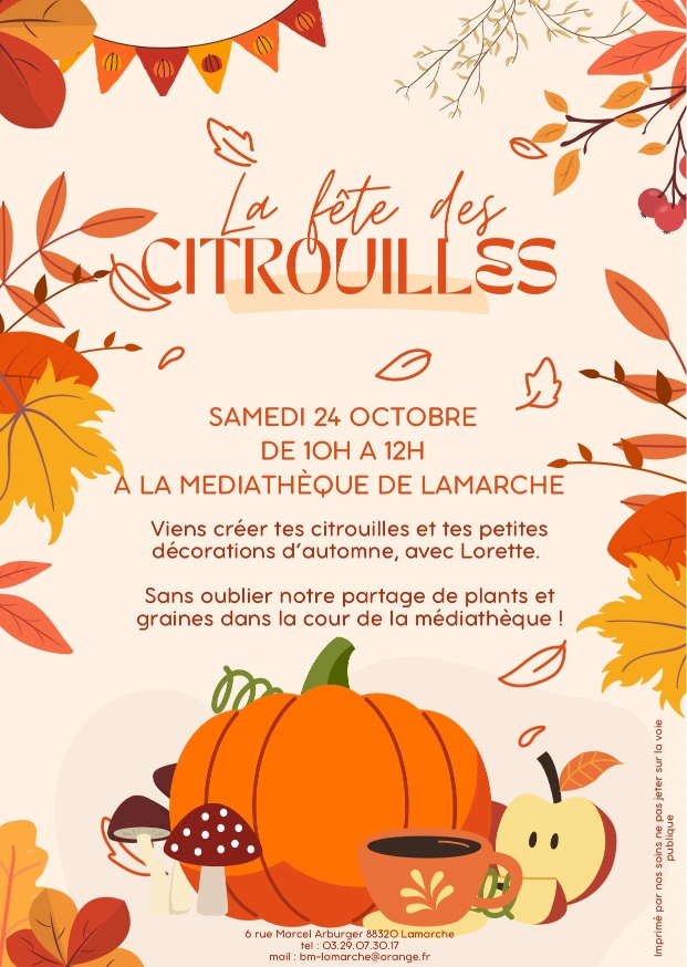 Affiche citrouille