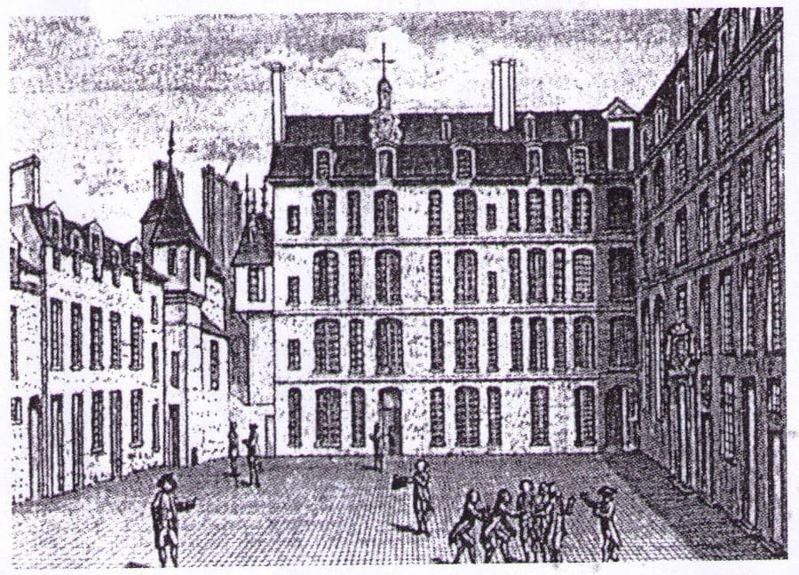 Cour du Collège Guillaume de Lamarche