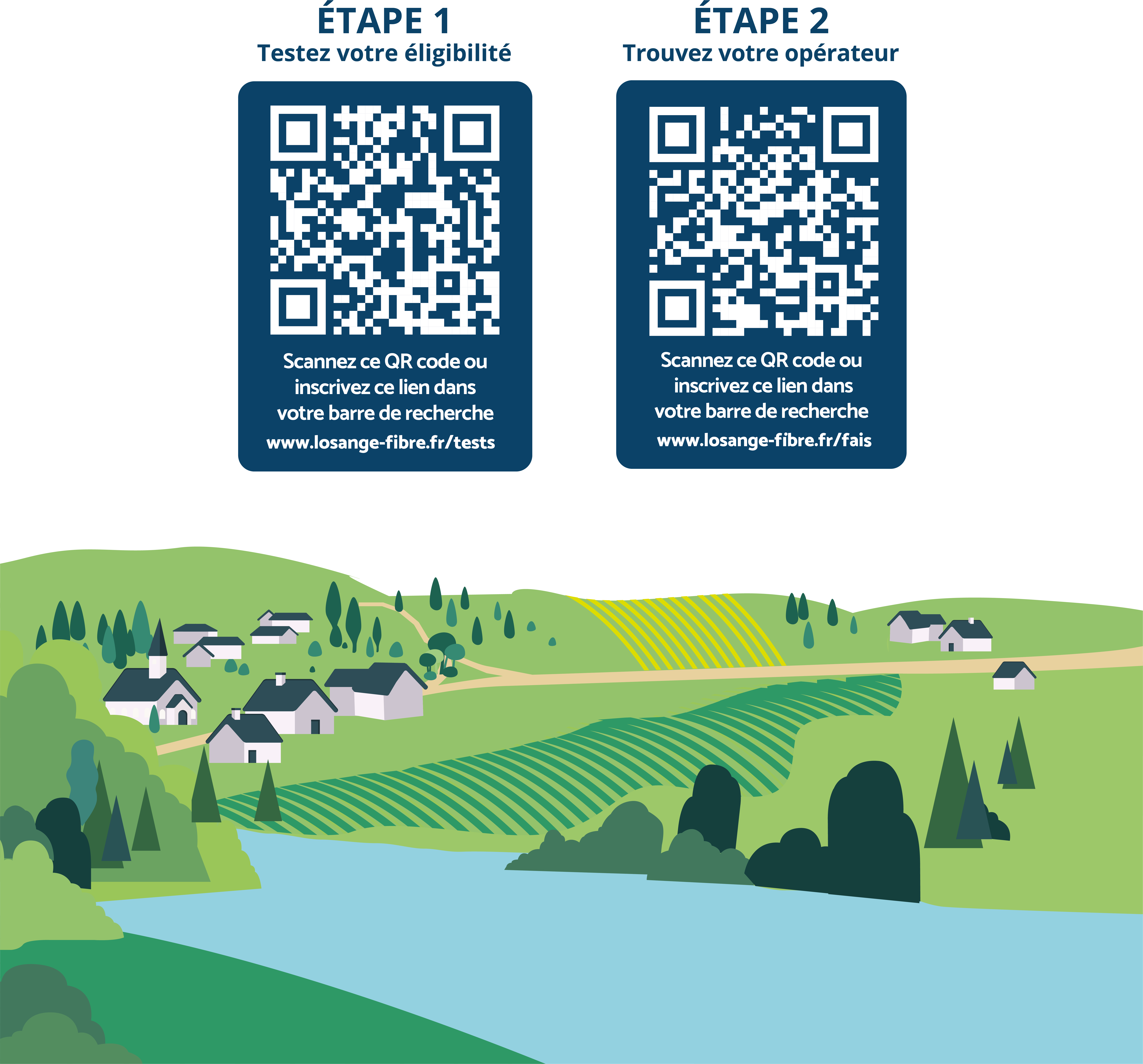 Paysage et QR Codes